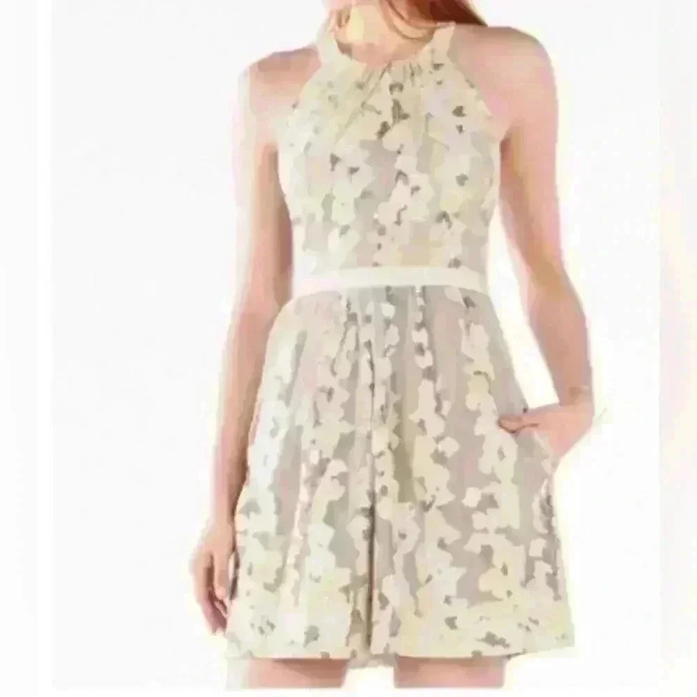 BCBG Max Azaria dress. Ivory color. Great condition. Size 2.